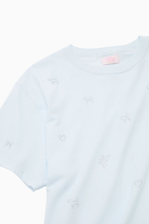 PINK x LoveShackFancy Campus Cotton Tee