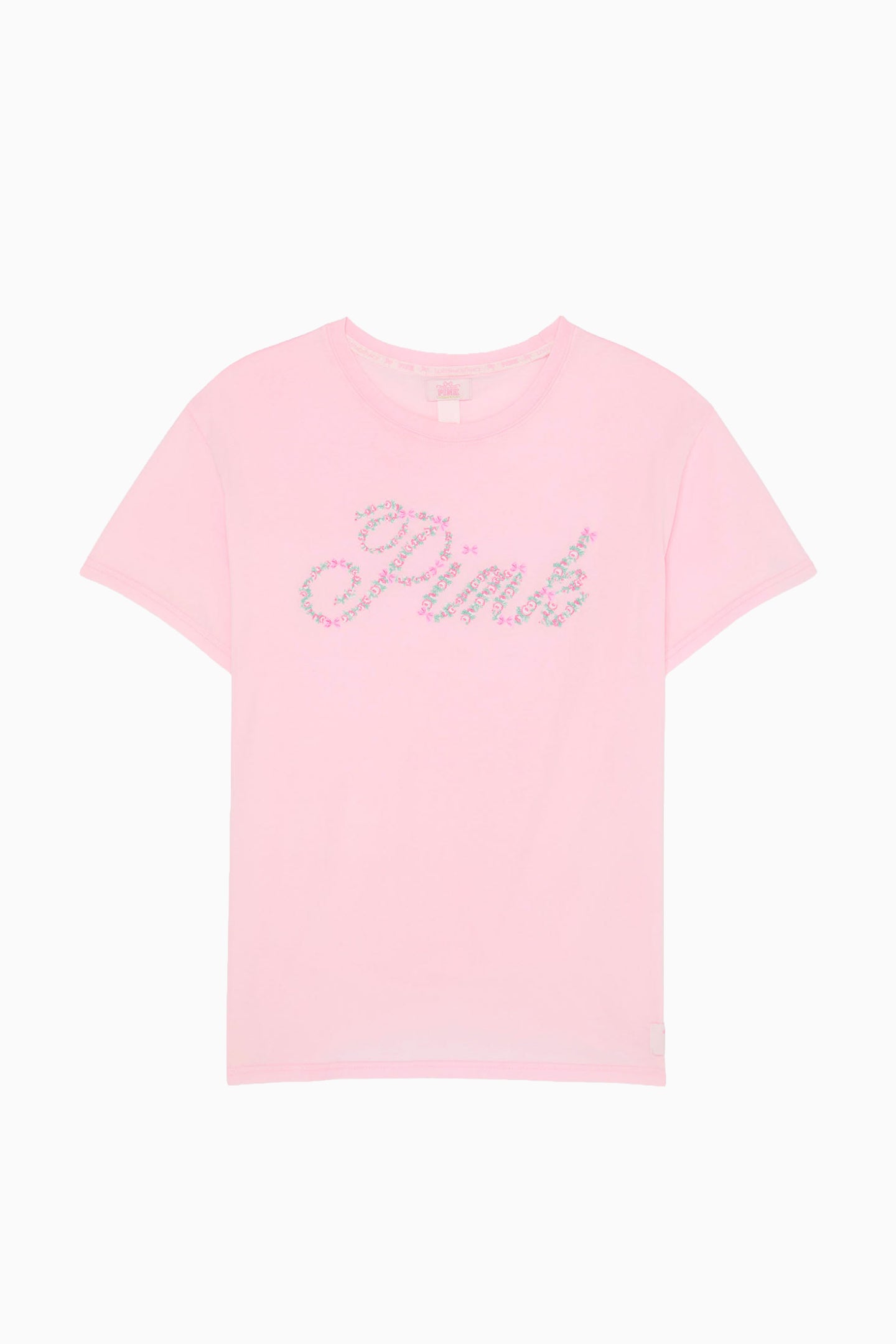 PINK x LoveShackFancy Campus Cotton Tee