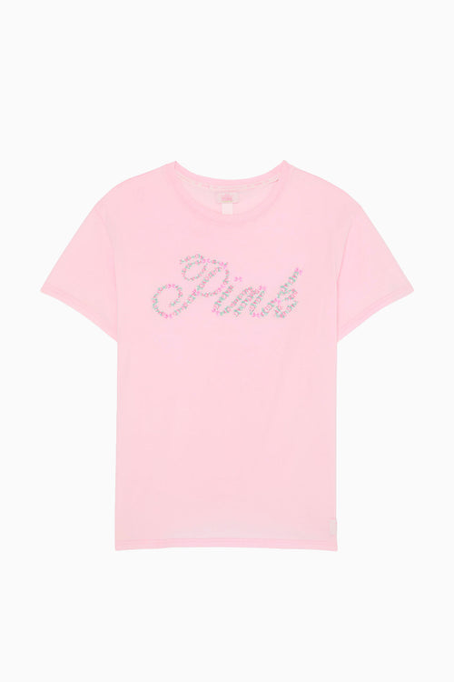 PINK x LoveShackFancy Campus Cotton Tee