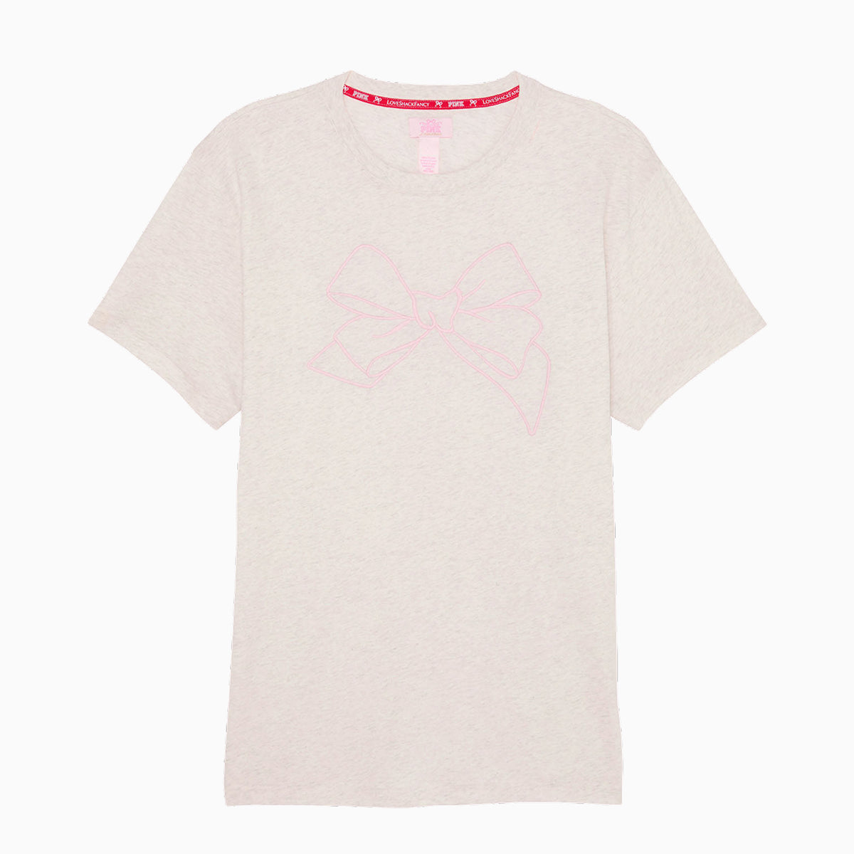 PINK x LoveShackFancy Campus Cotton Tee