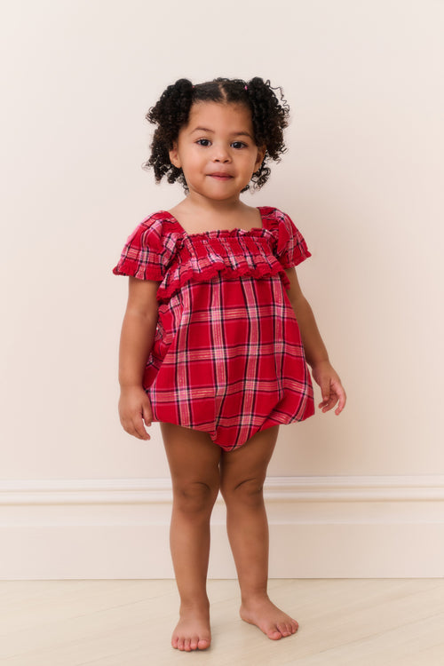 Baby Carlita Tartan Pinafore
