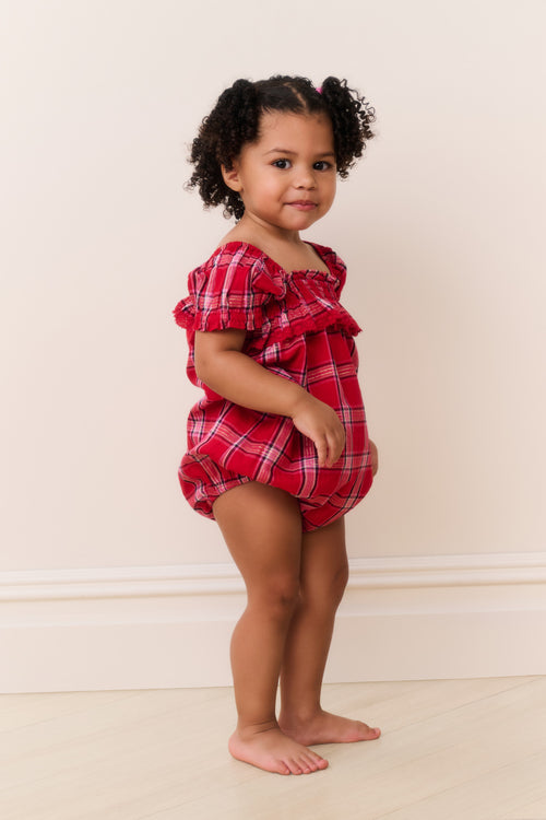 Baby Carlita Tartan Pinafore