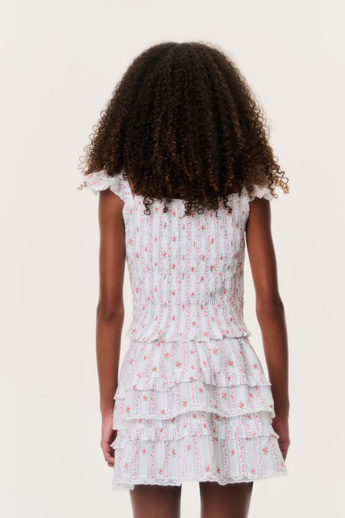 Tween Cherry Stripe Billie Skirt