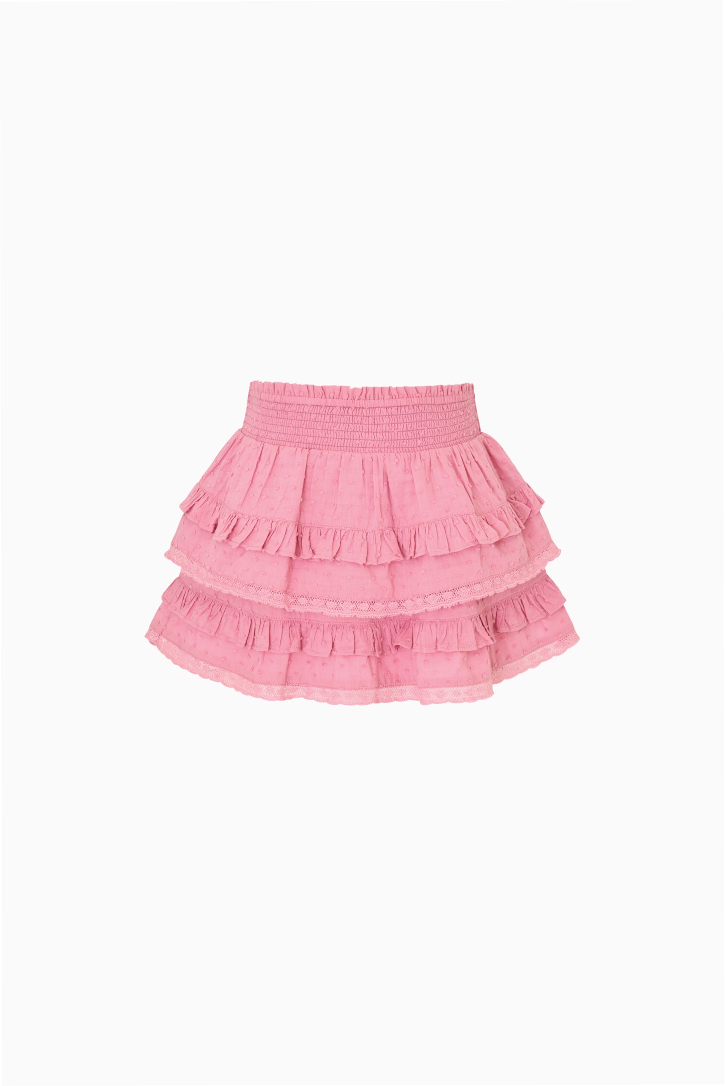 Girls Cotton Ruffle Mini Skirt | LoveShackFancy