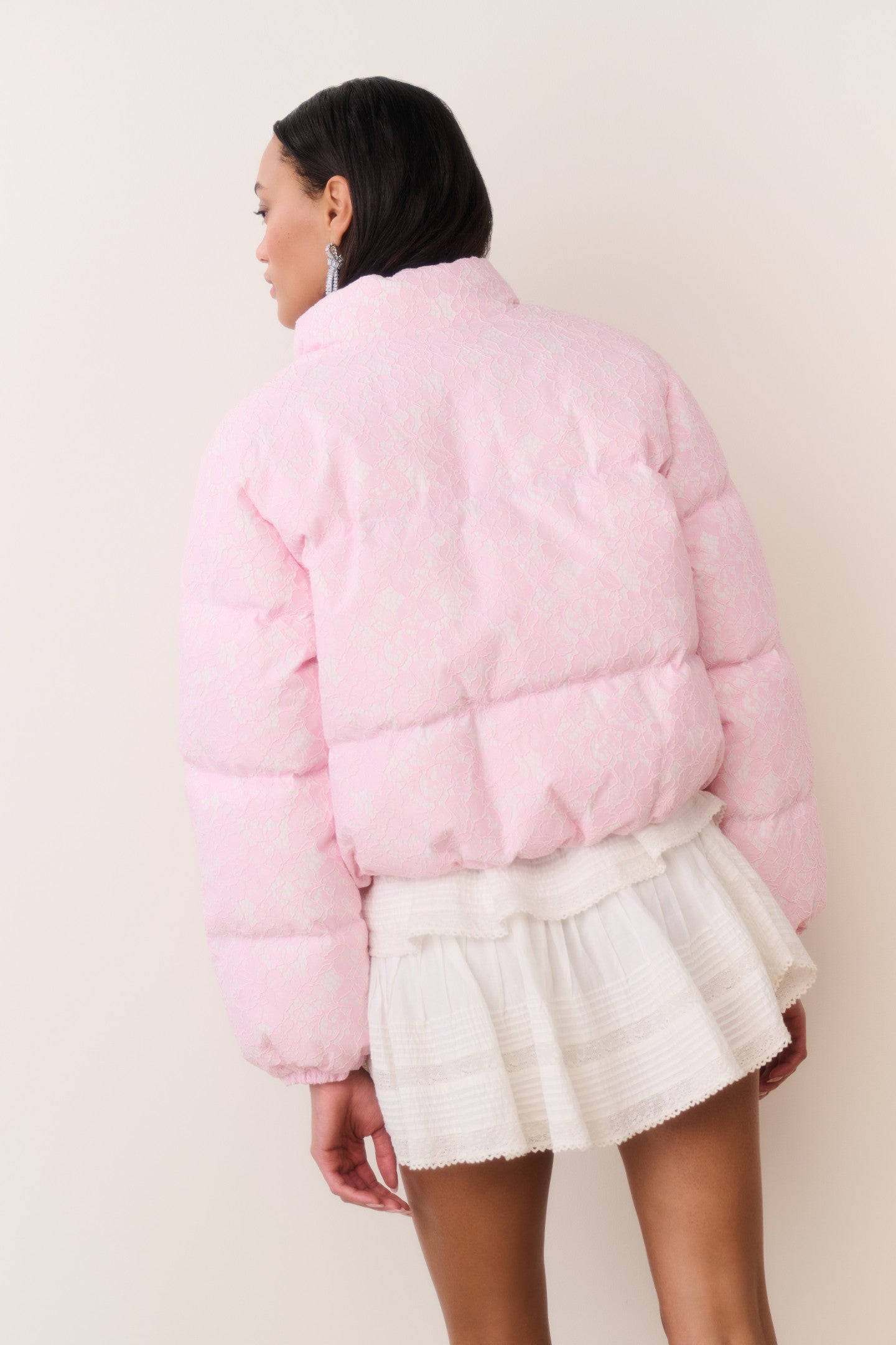 Celesta Lace Puffer Jacket