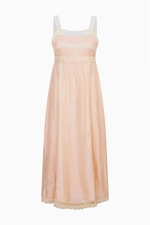Cerys Silk Lace-Trimmed Maxi Dress
