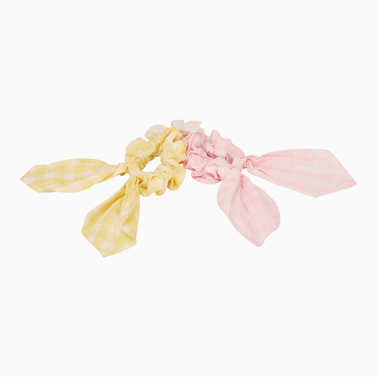 Coastal Gingham Scrunchies