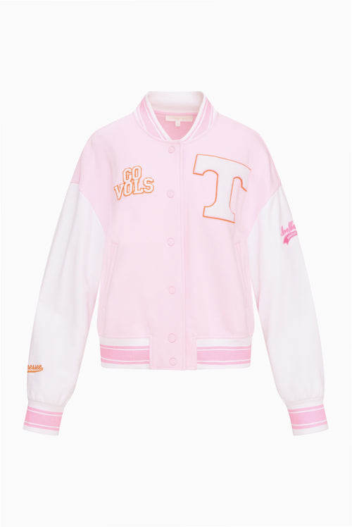 Fanatics x LoveShackFancy Collegiate Varsity Jacket