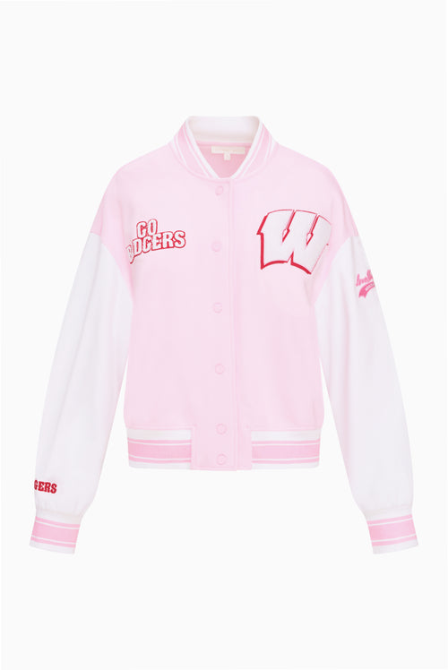 Fanatics x LoveShackFancy Collegiate Varsity Jacket