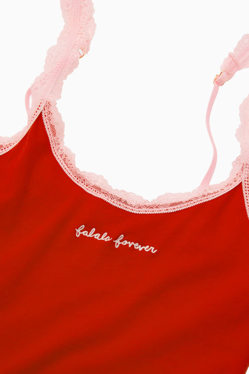 PINK x LoveShackFancy Cotton Cami