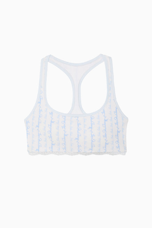 PINK x LoveShackFancy Cotton Racerback Bralette