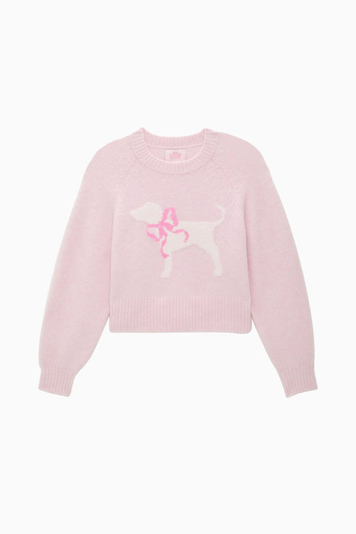 PINK x LoveShackFancy Crew Boxy Full Sleeve Dog Sweater