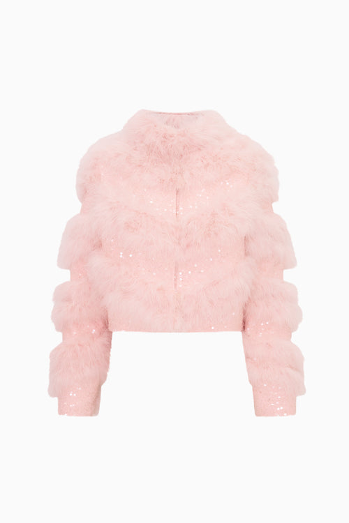 Curran Feather & Sequin Jacket
