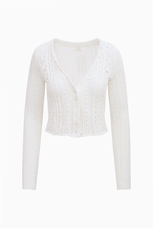 Danilara Cotton Crochet Cardigan