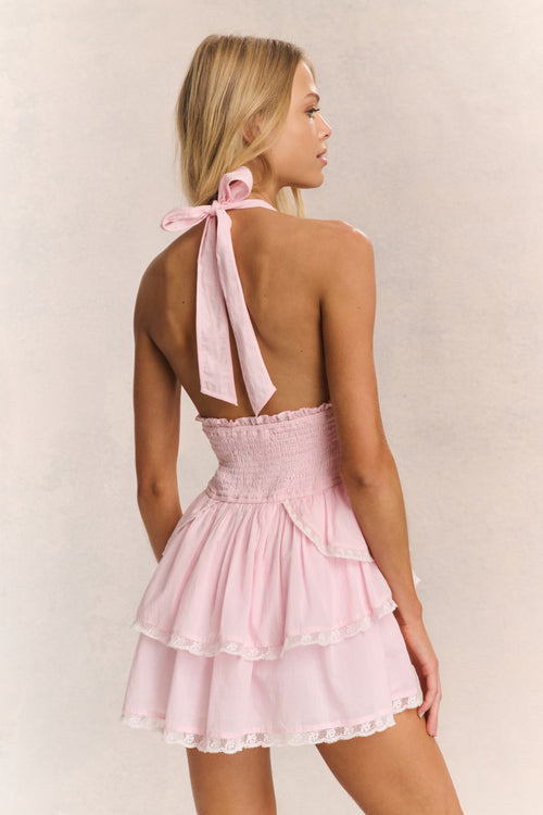 The Deanna Halter Mini Dress The Deanna Halter Mini Dress