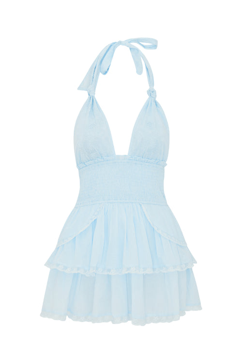 The Deanna Halter Mini Dress The Deanna Halter Mini Dress