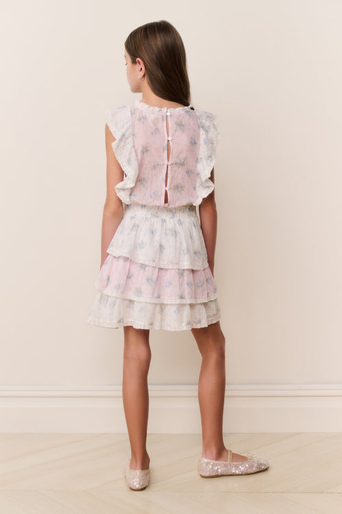 Tween Decker Mixed Print Dress