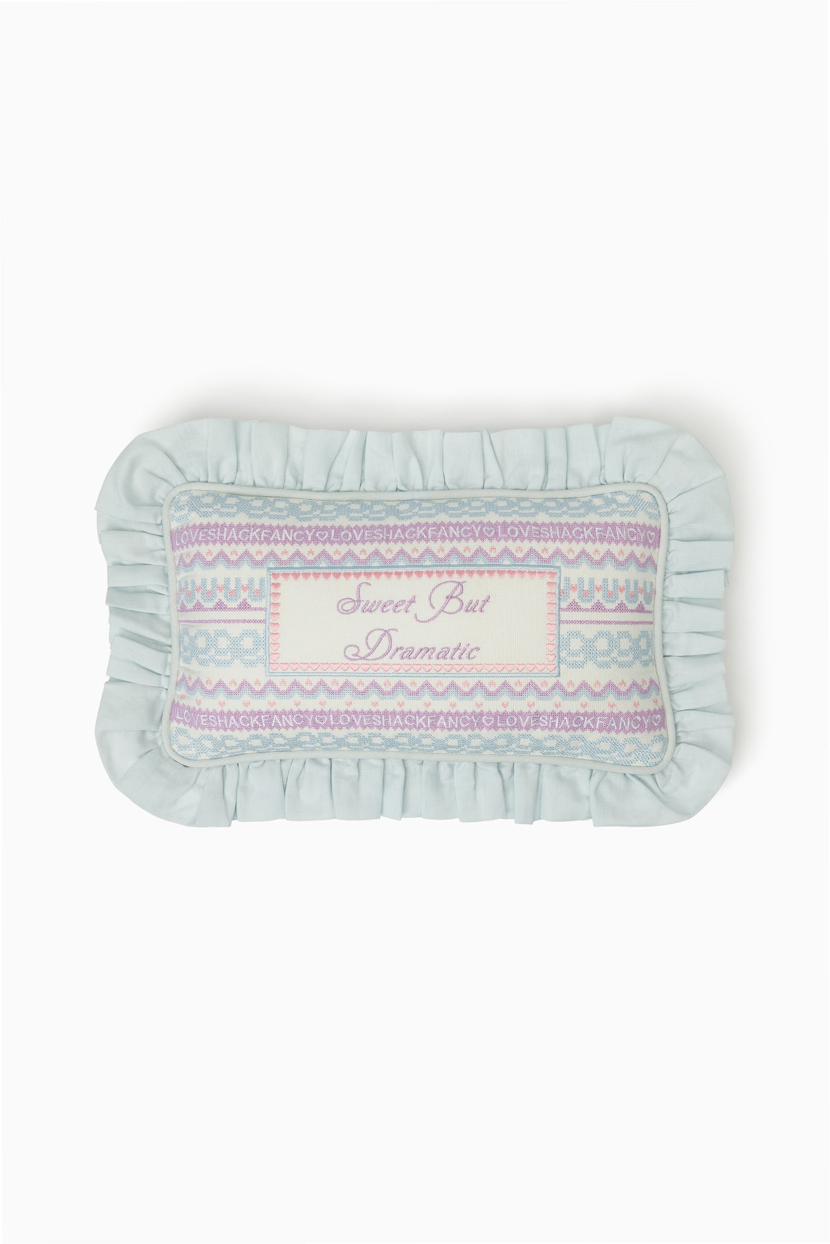 Sweet But Dramatic Needlepoint Decorative Pillow