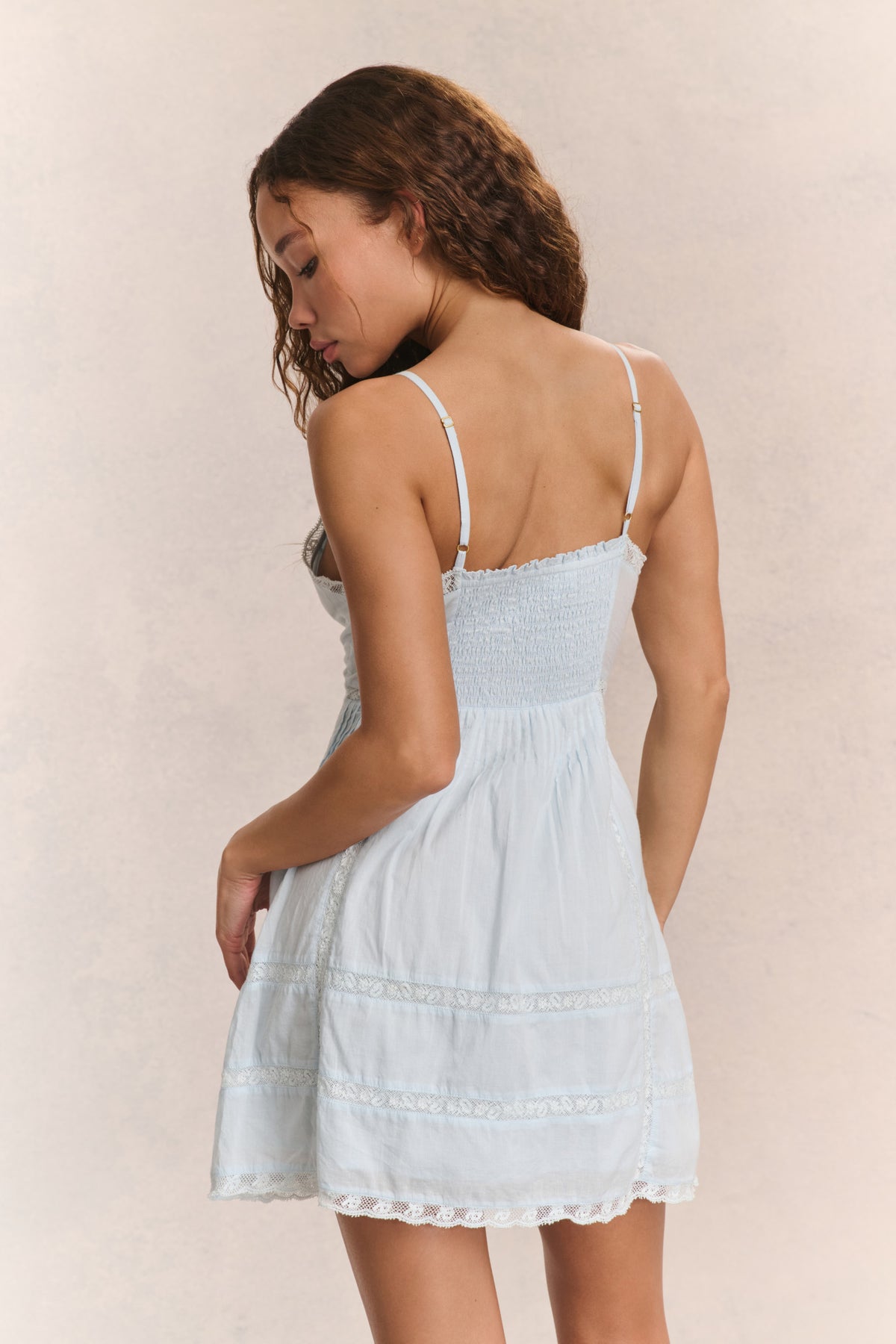 Docila Cotton Mini Dress- Women's Designer Luxury Dresses | LoveShackFancy