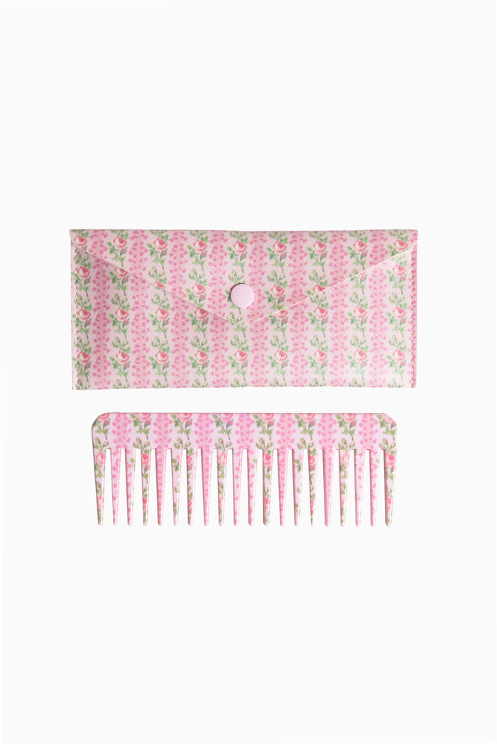 Wet Brush x Love Shack Fancy Comb with Case - Blooming Heirloom