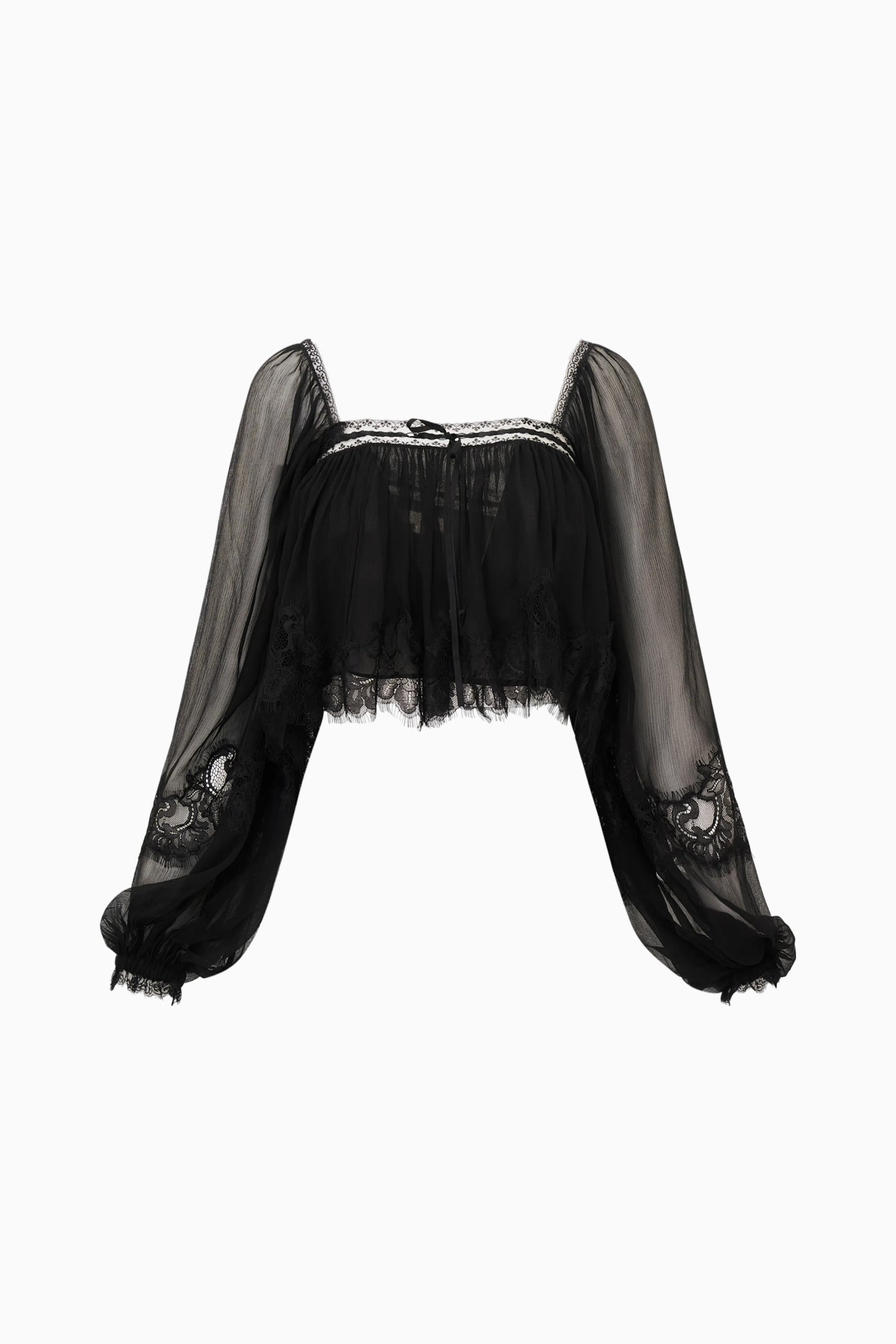 Ebbie Silk Lace Blouse | LoveShackFancy.com