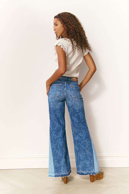 Elizabelle Pointelle Knit Top