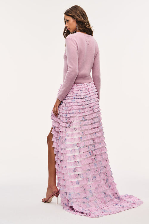 Emarina High-Low Ruffle Skirt
