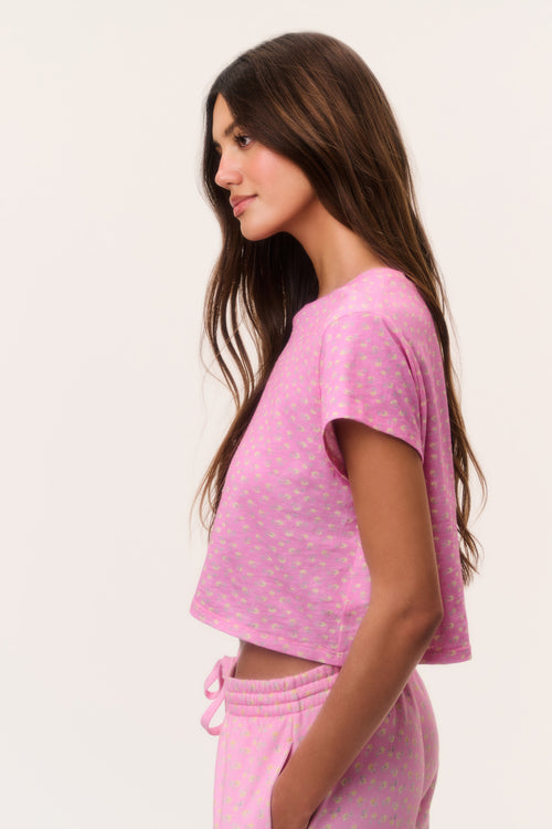 Rubin Ditsy Floral Cropped Tee