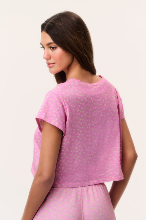 Rubin Ditsy Floral Cropped Tee