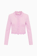 Lilac ace trim eventing jacket on a white background