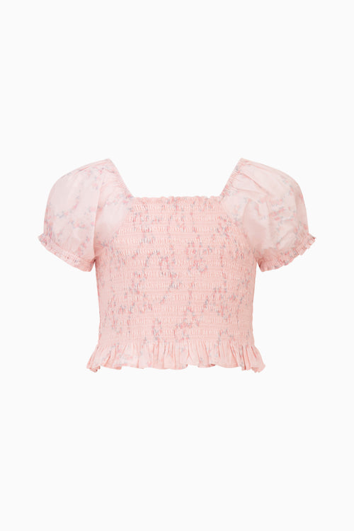 Girls Fabielle Luna Rosa Fleur Top