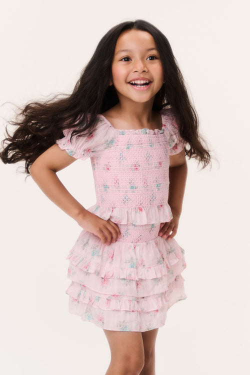 Little Girls Eau de Rose Fabielle Top