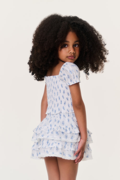 Little Girls Indigo Cloud Billie Skirt