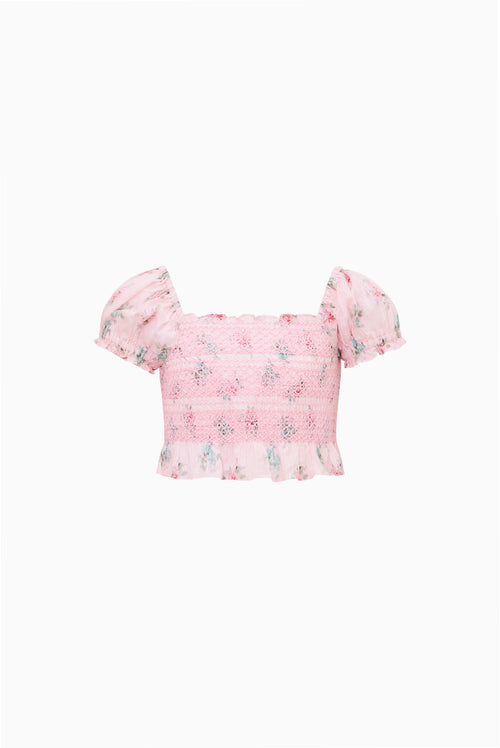 Little Girls Eau de Rose Fabielle Top