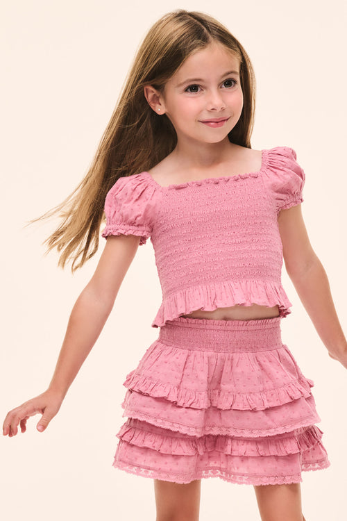 Little Girls Cedar Rouge Fabielle Top