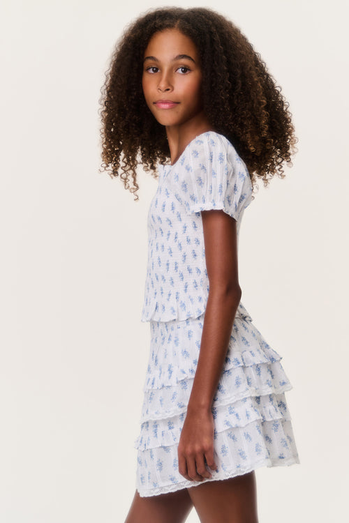 Tween Indigo Cloud Fabielle Top