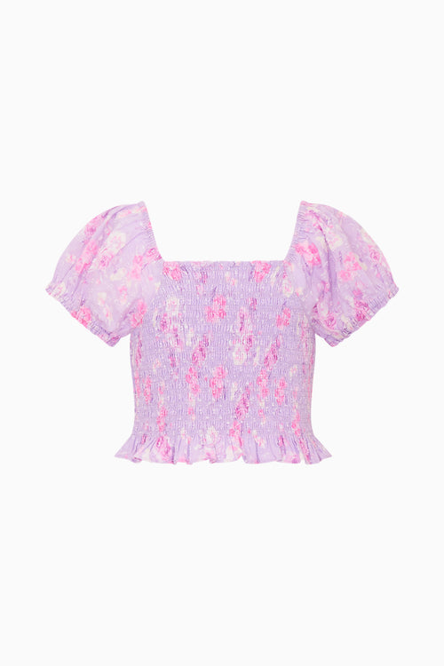 Girls Fabielle Heirloom Print Top