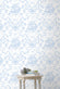 Fairytale Toile Blissful Blue Wallpaper main image 0