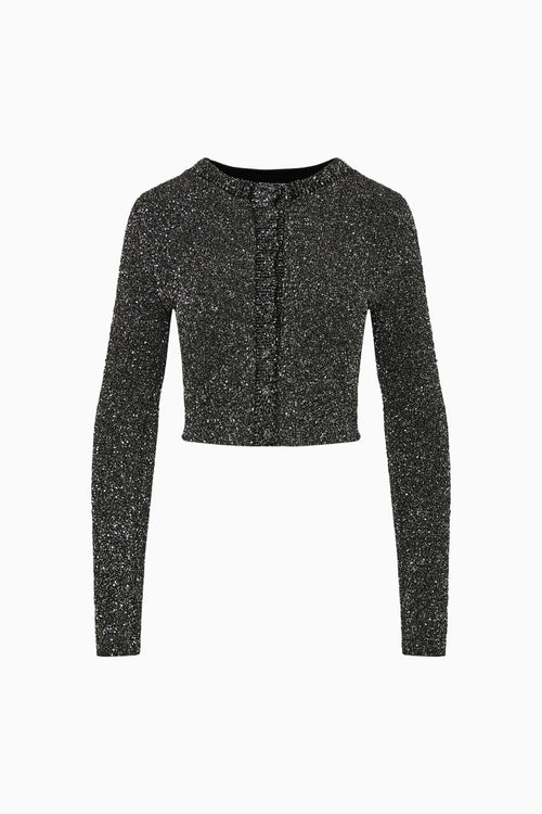 Ferra Sequin Stretch Knit Cardigan