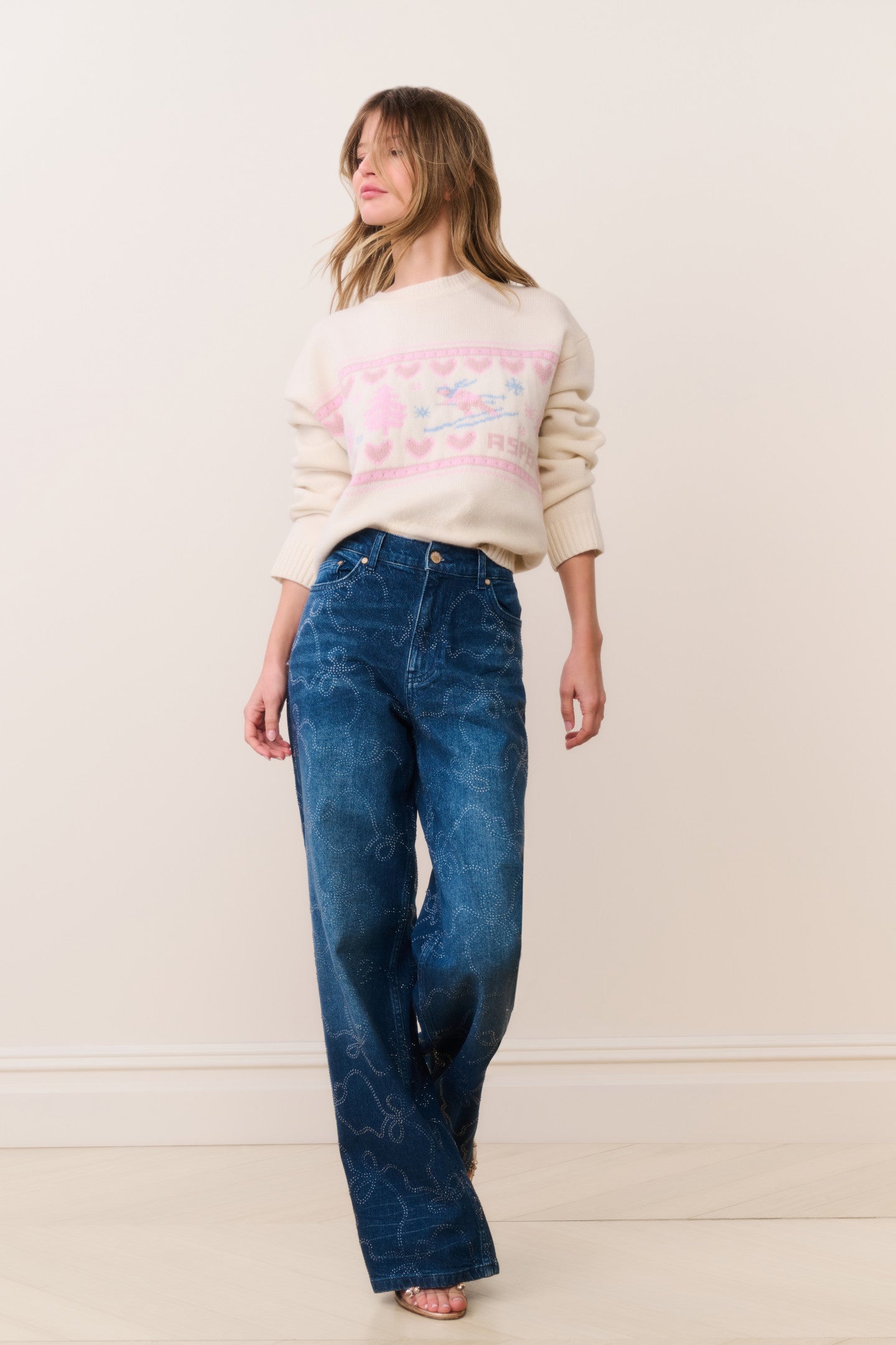 Francie Wool Jacquard Pullover