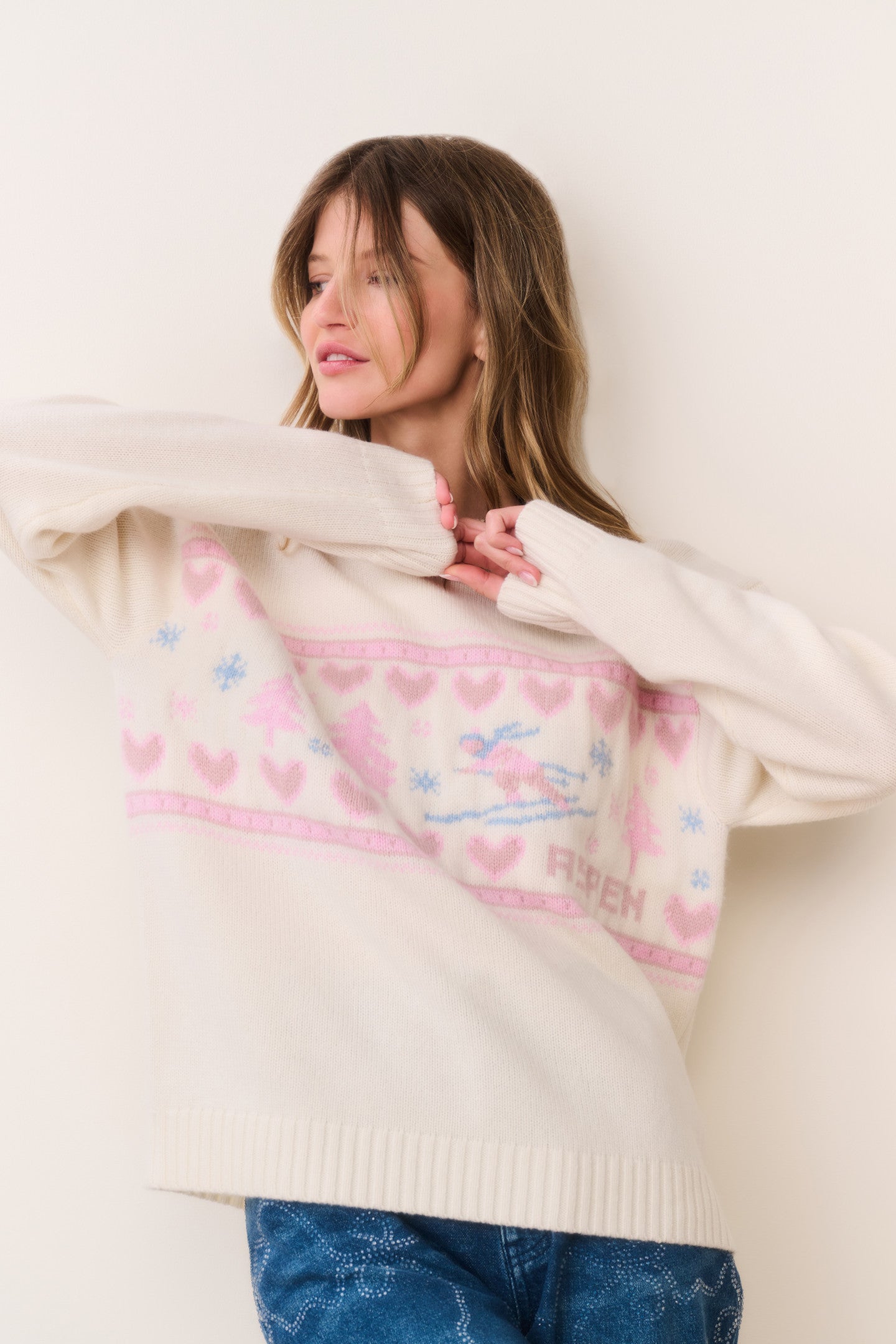 Francie Wool Jacquard Pullover