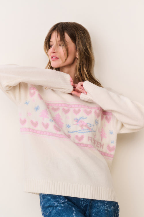 Francie Wool Jacquard Pullover