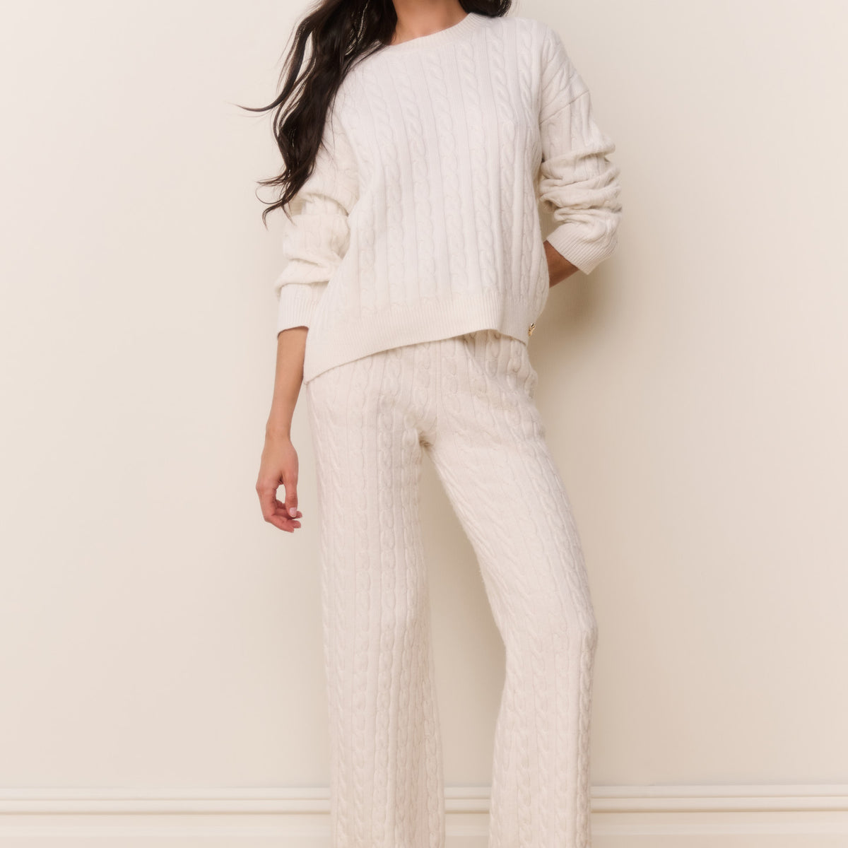 Fraya Cable Knit Lounge Pant