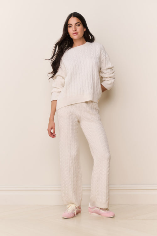 Kym Cable Knit Sweater