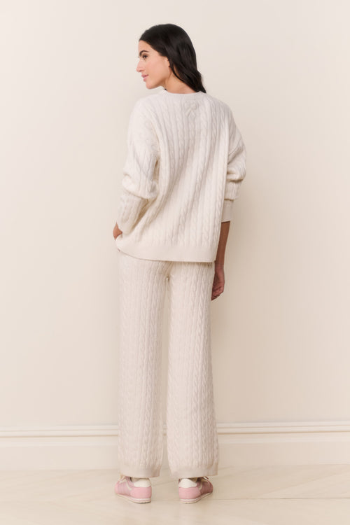 Fraya Cable Knit Lounge Pant