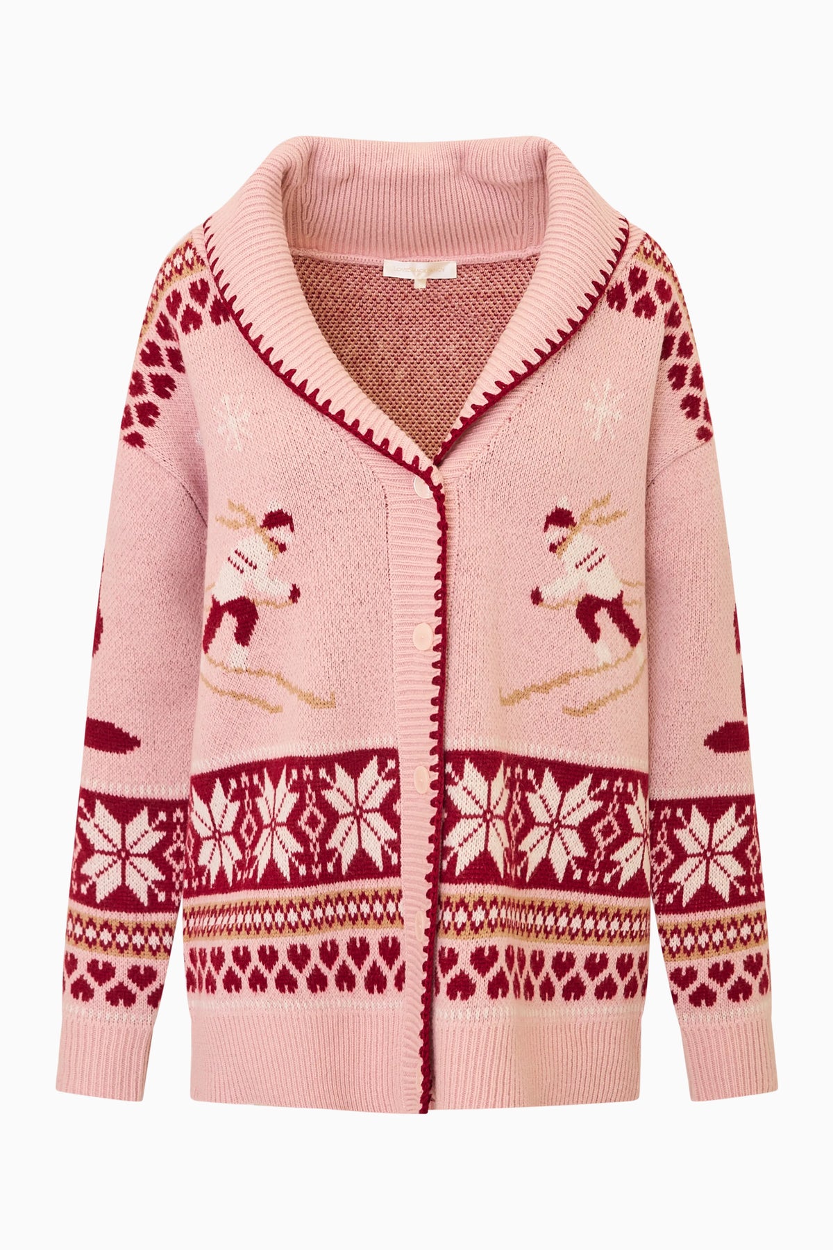 Frelle Fair Isle Ski Slope Cardigan