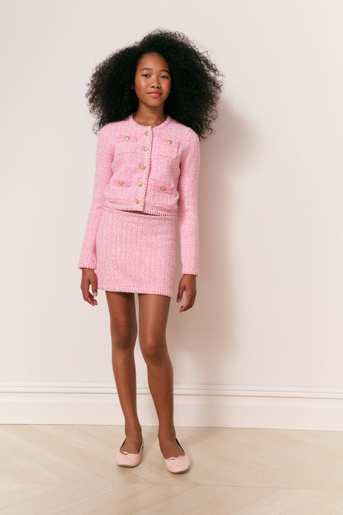 Girls Rubina Cotton Knit Skirt