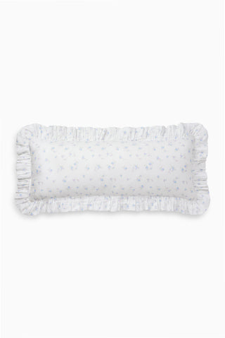 Garden Bow Ruffled Lumbar Pillow