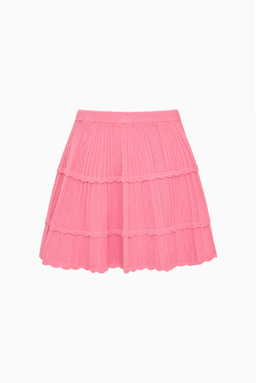 Tween Stretch Pointelle Gemira Skirt