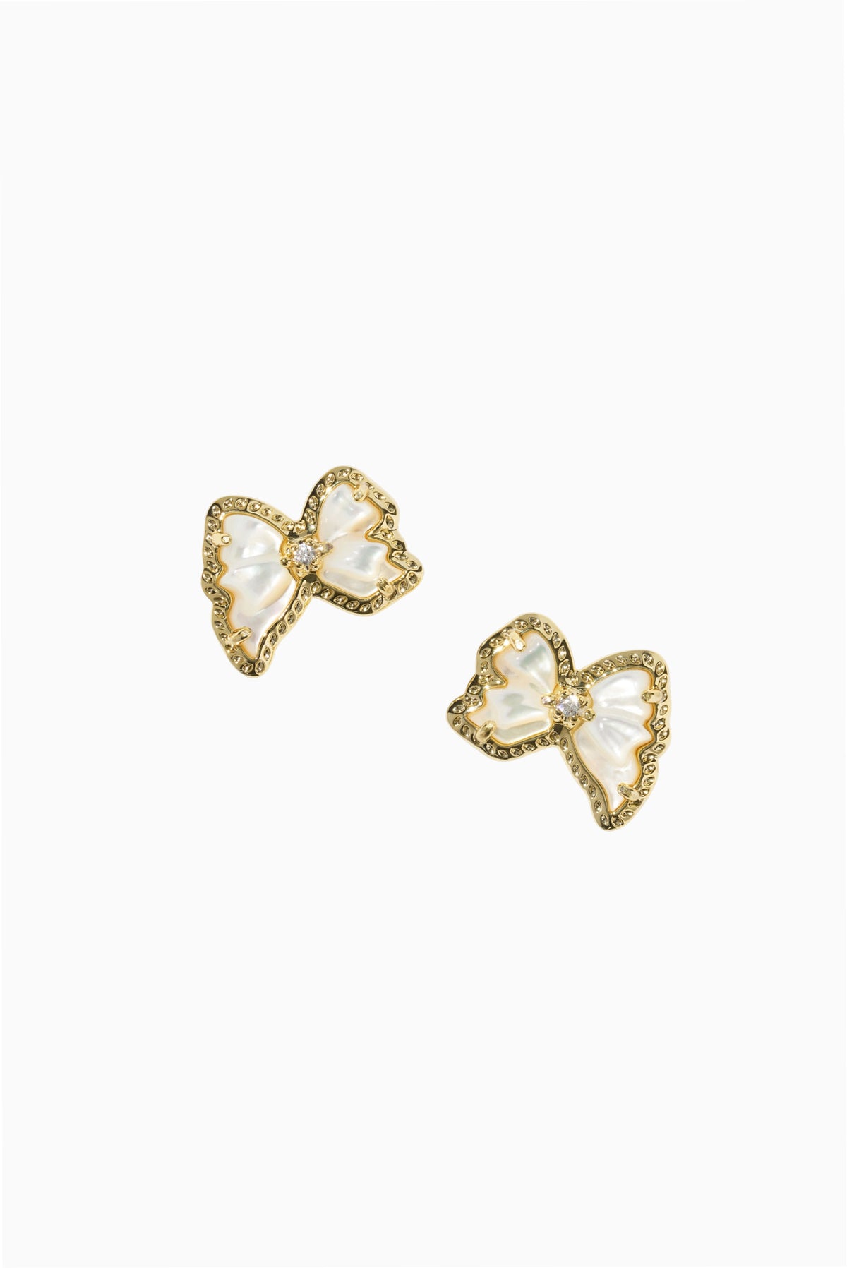 Kendra Scott x LoveShackFancy Crystal Bow Stud Earrings